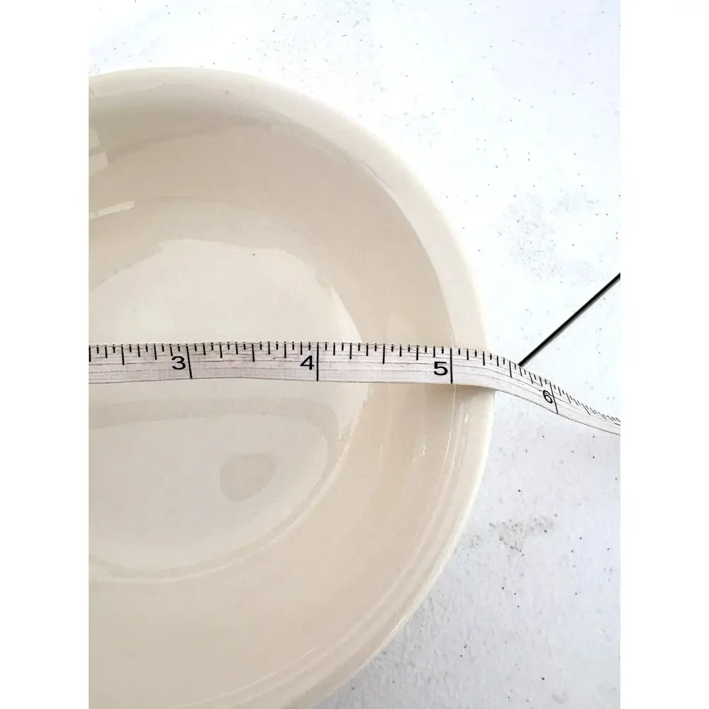 Vintage Corelle Plain Ivory (antique white) dessert bowl 8oz